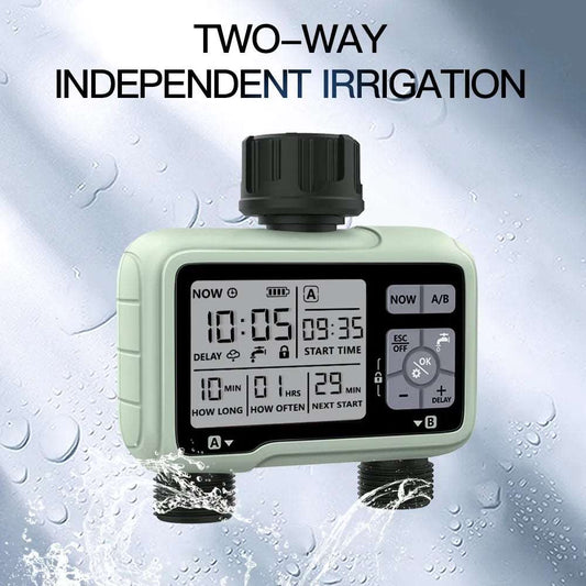 Automatic Garden Irrigation with Large LCD Display