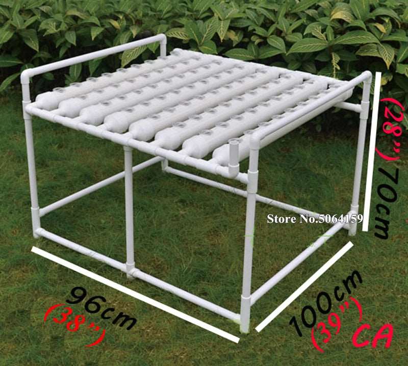 Hydroponic System with Nest Basket Water Pump and Sponge 