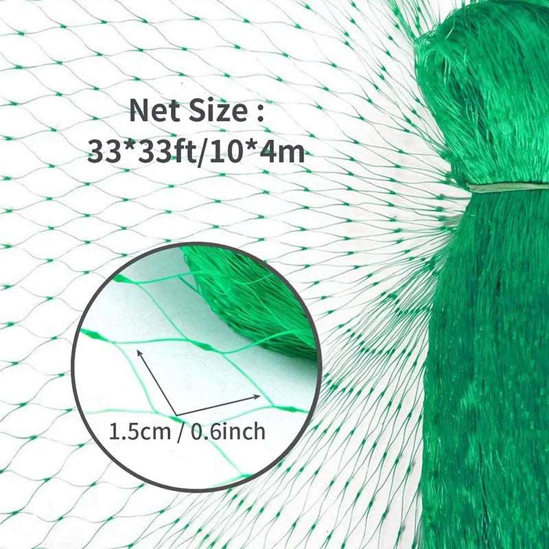 Green Anti Bird Protection Net