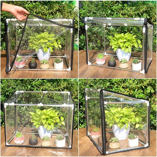 Mini Plants Greenhouse Indoor Outdoor Flowerpot Cover Shelter