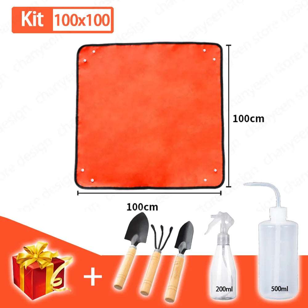 Waterproof Foldable Planting Mat Garden Potting Pad for Plant Flower