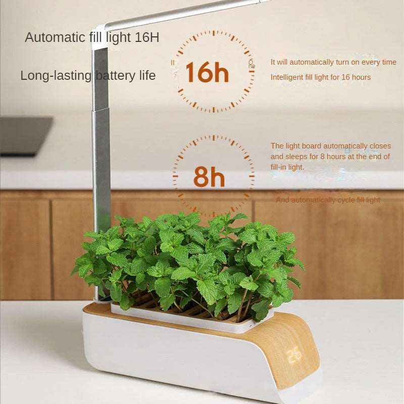 Intelligent Hydroponics Growing System Light Flower Pot