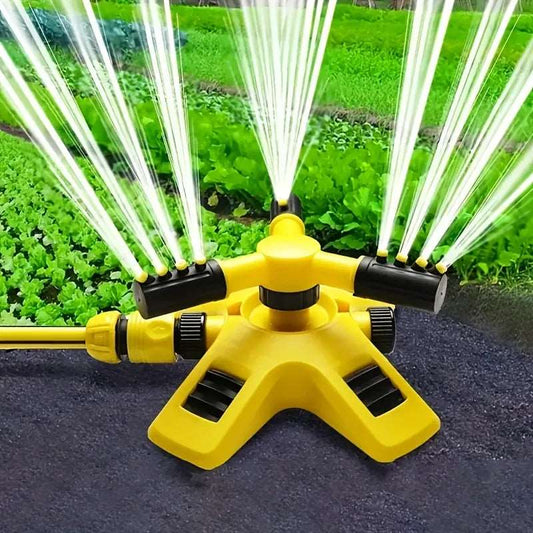 360° Automatic Rotating Trigeminal Sprinkler For Irrigation