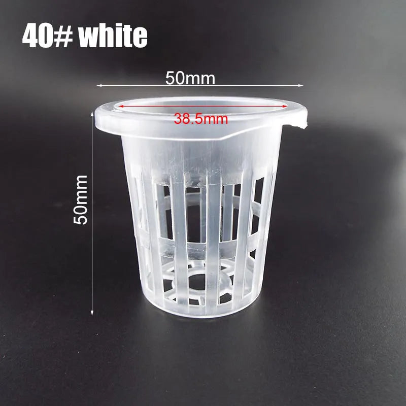 50pcs Hydroponic Soilless Mesh Net basket