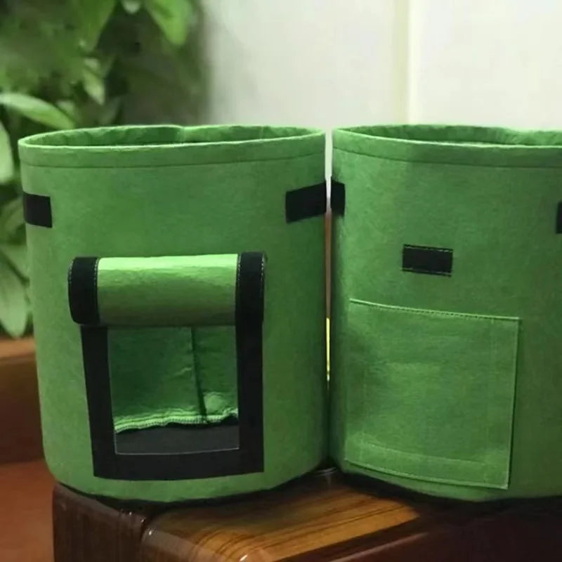 3 Size Felt Plant Strong Grow Vegetable Growing Bags