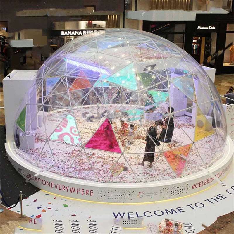 Transparent Geodesic Dome Tents