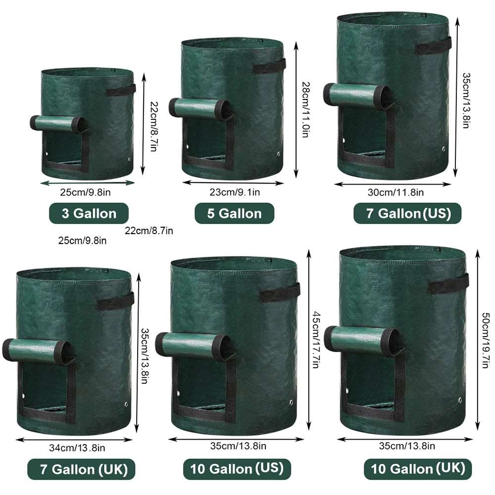 3/5/7/10 Gallon Plant Growing Bags