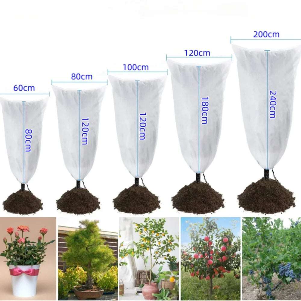 Protection Cover for Yard Garden Plants Small Tree Against Cold