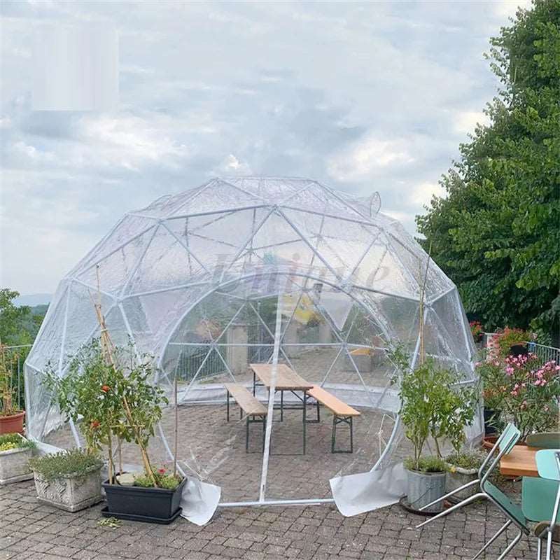 Transparent Geodesic Dome Tents