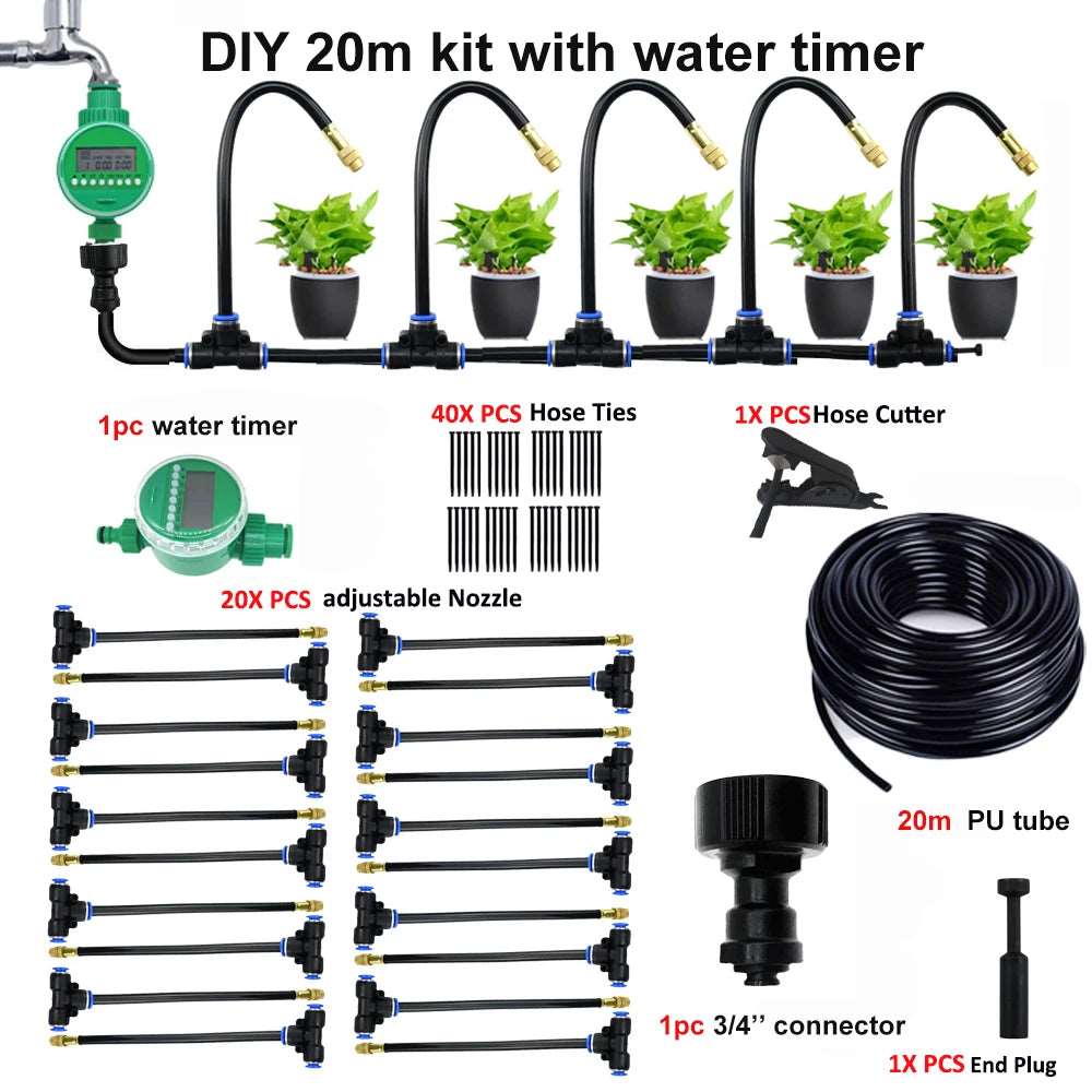 DIY Free Bending Universal Spray Kit For Greenhouse