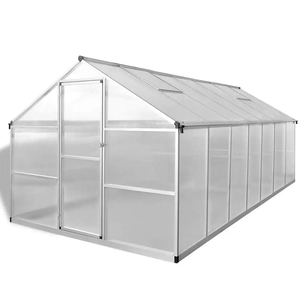 Aluminum Polycarbonate Walk-in Garden Greenhouse