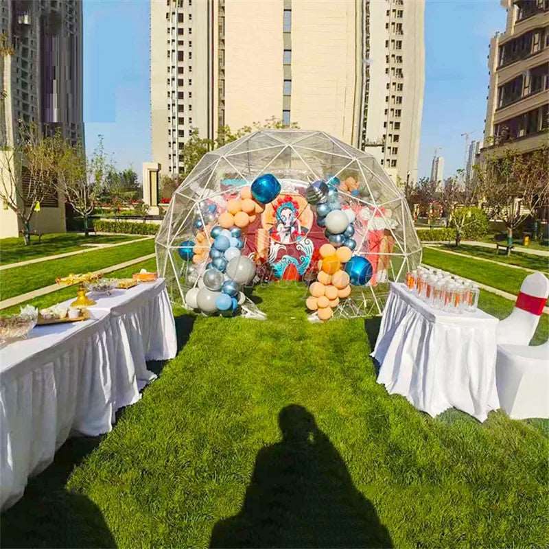 Transparent Geodesic Dome Tents