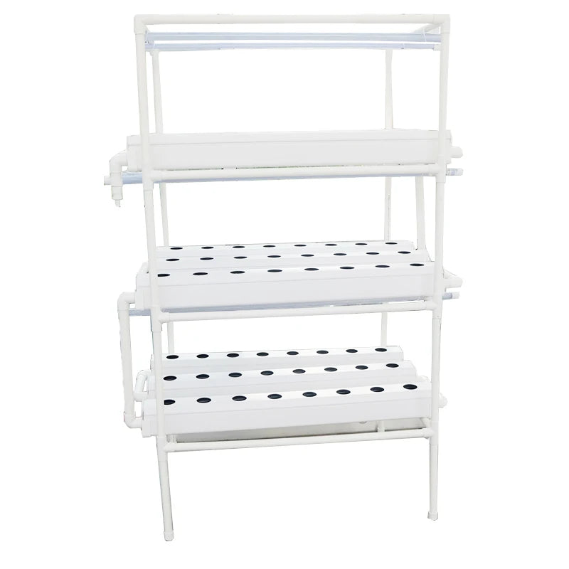 Led grow lighting hydroponic planter hydroponic nft system