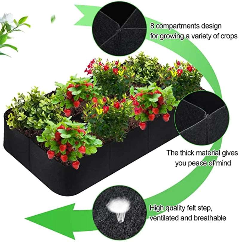 Multi-grid Large Garden Planting Bag