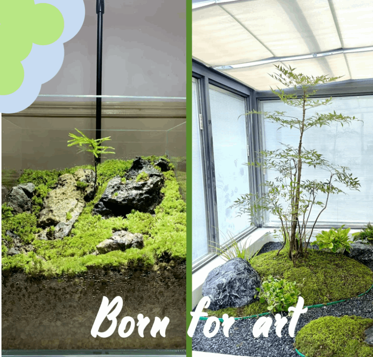 Artificial Moss Green for Potted Plant Orchid Mix Faux Sphagnum Peat Moss Pole DIY Arts Floral Garden Decoration