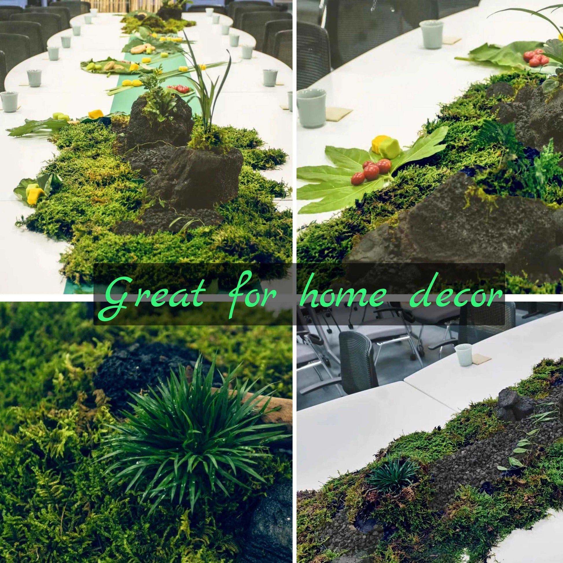 Artificial Moss Green for Potted Plant Orchid Mix Faux Sphagnum Peat Moss Pole DIY Arts Floral Garden Decoration