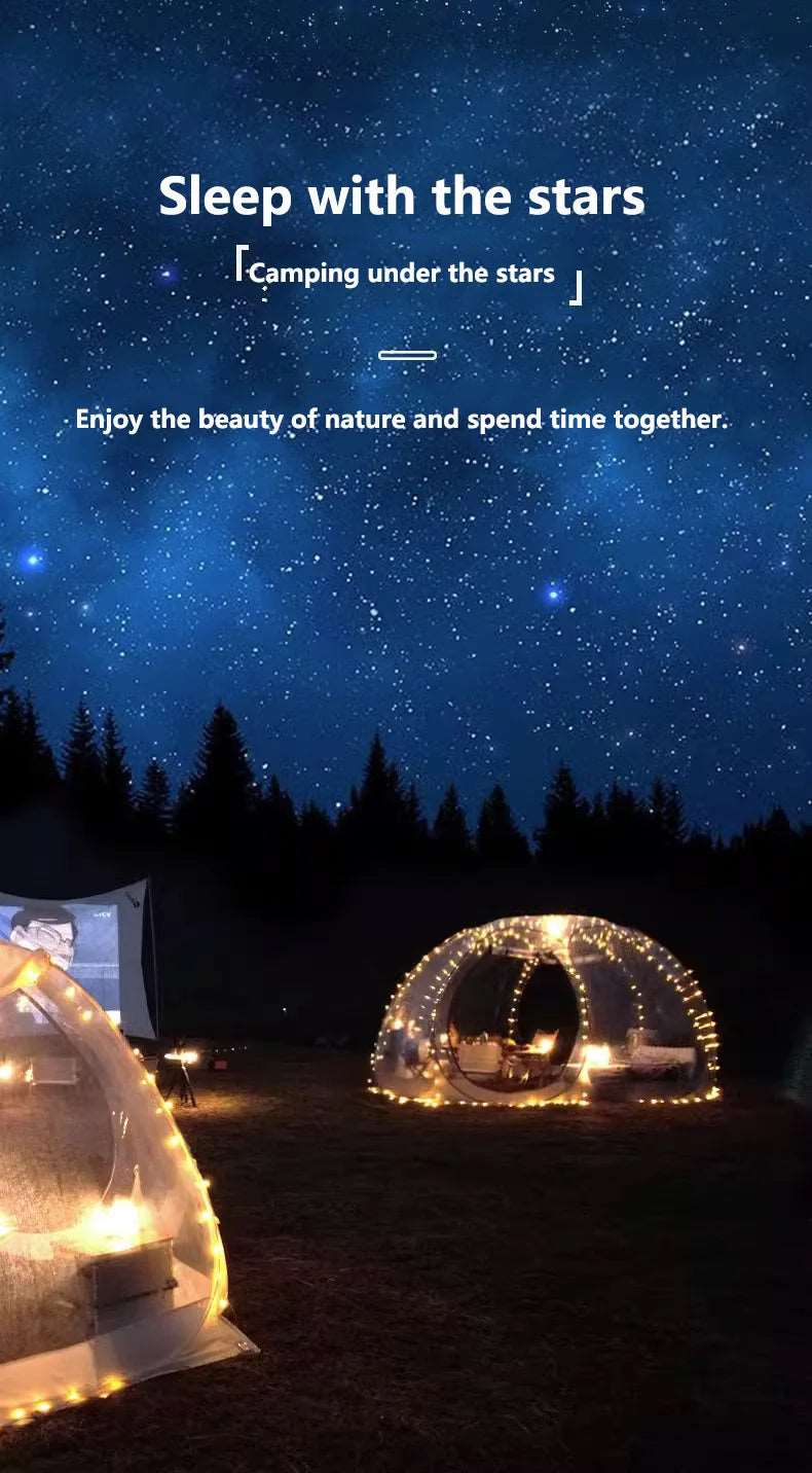 Transparent Starry Bubble House for Beach Camping