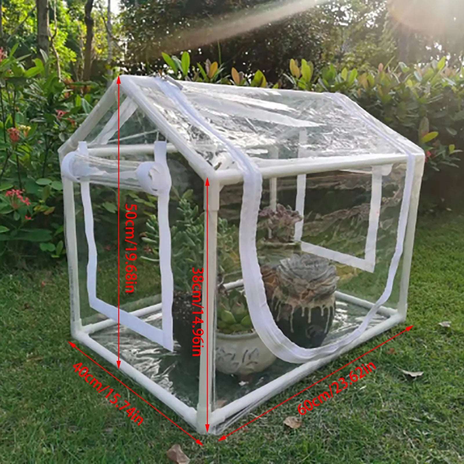 Flower Insulation Antifreeze Garden Glass Greenhouse