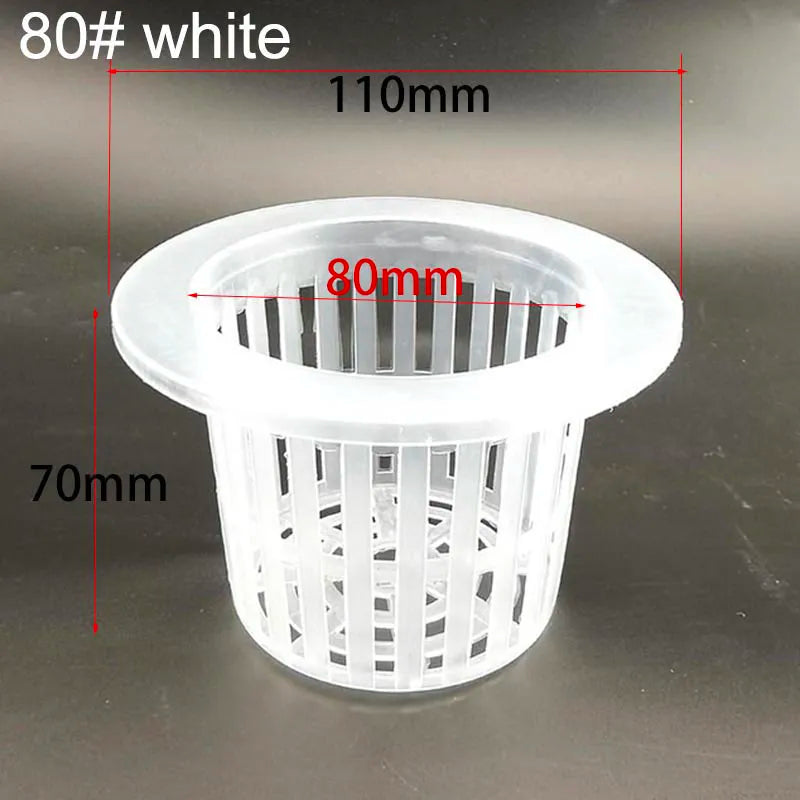 50pcs Hydroponic Soilless Mesh Net basket